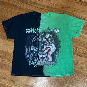 Motley Crue Graphic Tee Black and Green dip drip short sleeve T-shirt XL adult